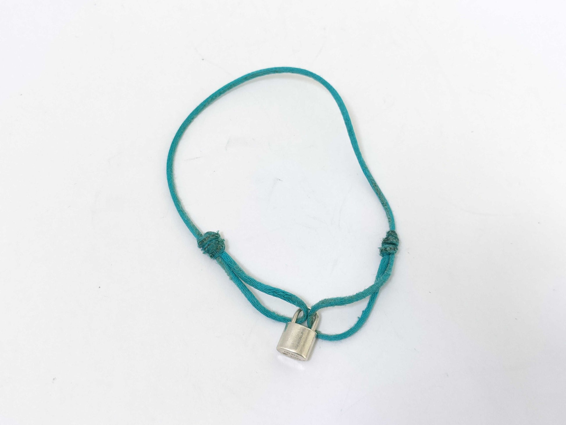 LOUIS VUITTON Monogram Bracelet AG925 Lockit Q95590 Bracelet/Bangle