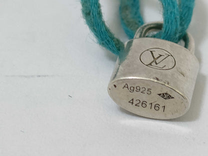 LOUIS VUITTON Monogram Bracelet AG925 Lockit Q95590 Bracelet/Bangle