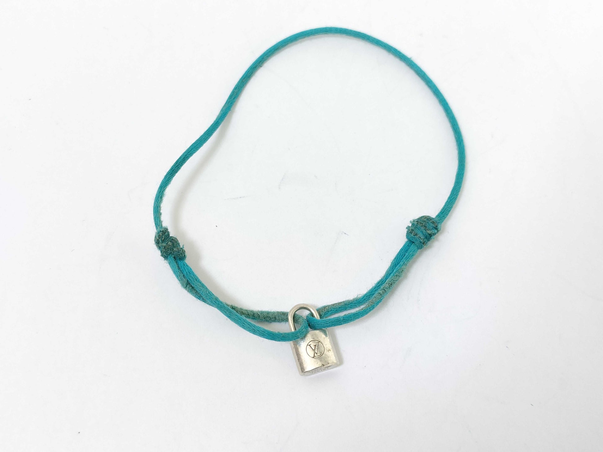 LOUIS VUITTON Monogram Bracelet AG925 Lockit Q95590 Bracelet/Bangle