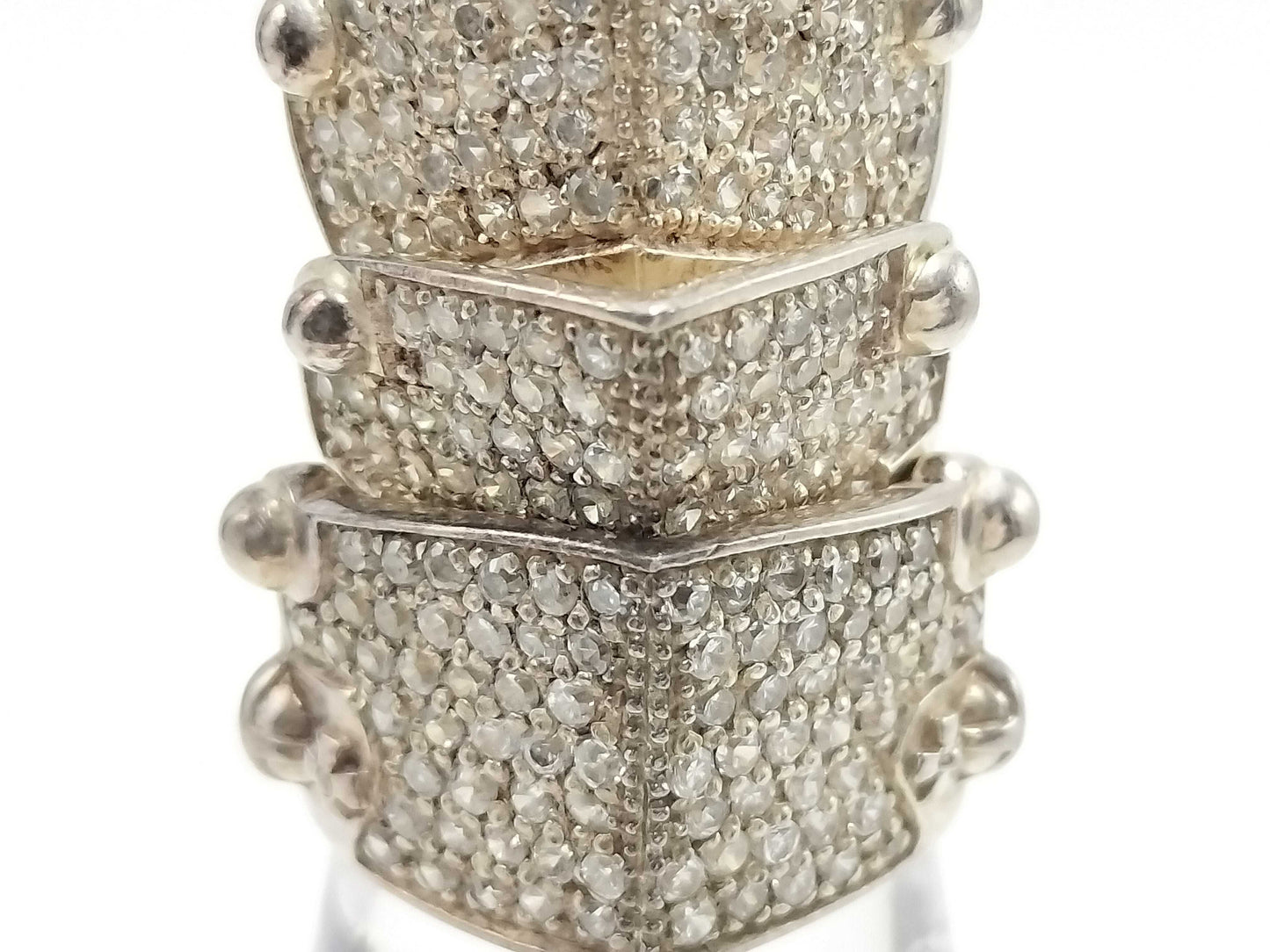 Vivienne Westwood Vivienne Armour Ring with Stones, 925