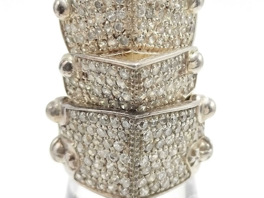 Vivienne Westwood Vivienne Armour Ring with Stones, 925