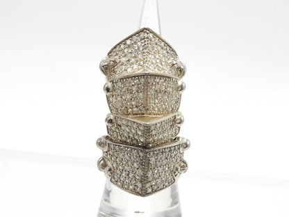 Vivienne Westwood Vivienne Armour Ring with Stones, 925