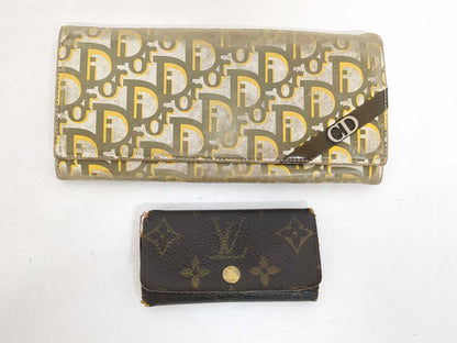 LOUIS VUITTON Monogram Dior Wallet and Key Case 