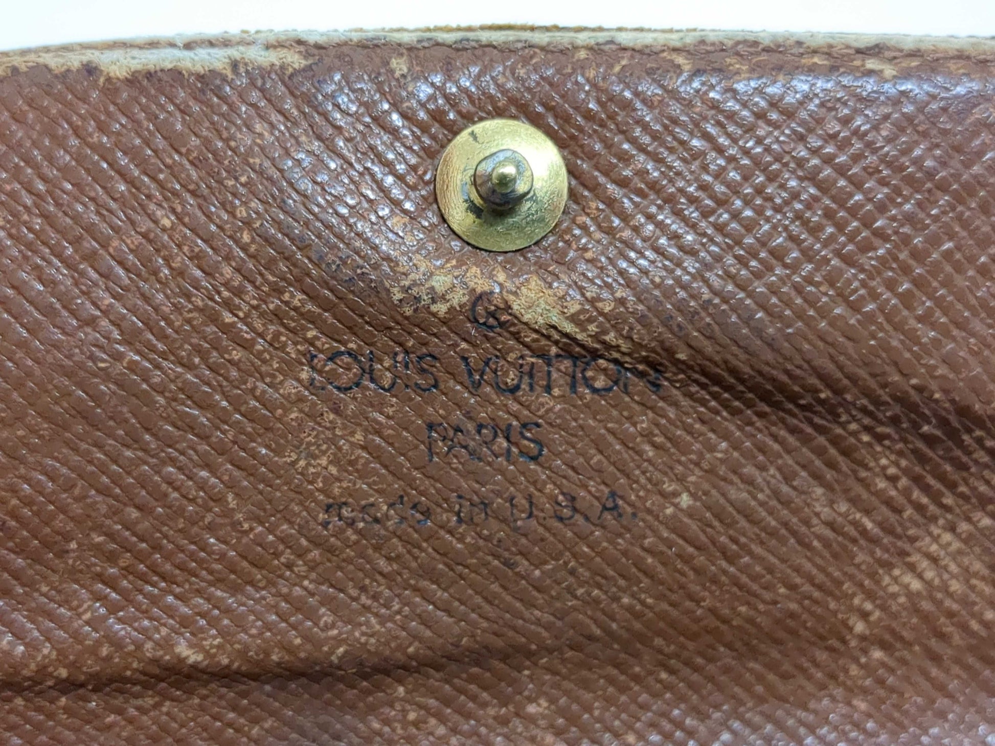 LOUIS VUITTON Monogram Dior Wallet and Key Case 