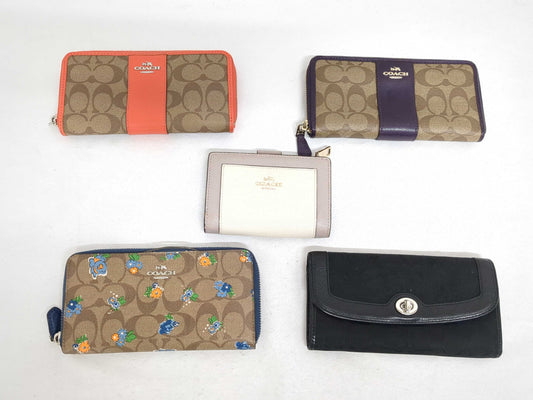 COACH Signature 5-Piece Wallet Set