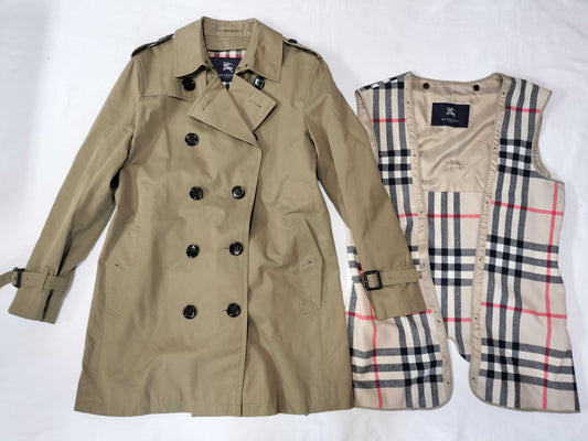 BURBERRY Trench Liner Belted Coat