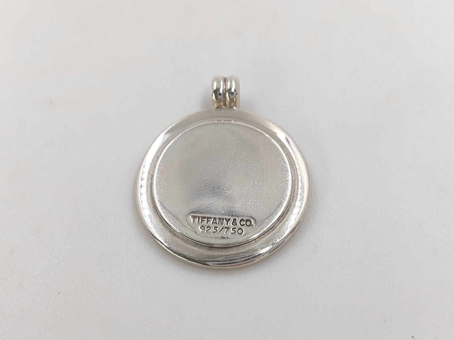 Tiffany & Co. 750 T&C Coin Top SV925 Pendant Top