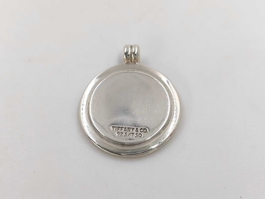 Tiffany & Co. 750 T&C Coin Top SV925 Pendant Top