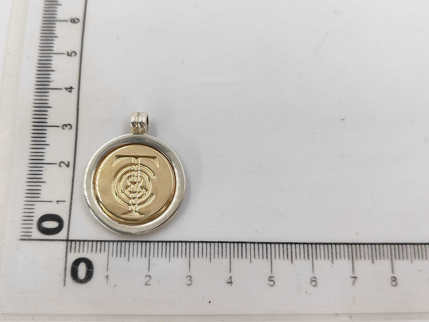 Tiffany & Co. 750 T&C Coin Top SV925 Pendant Top