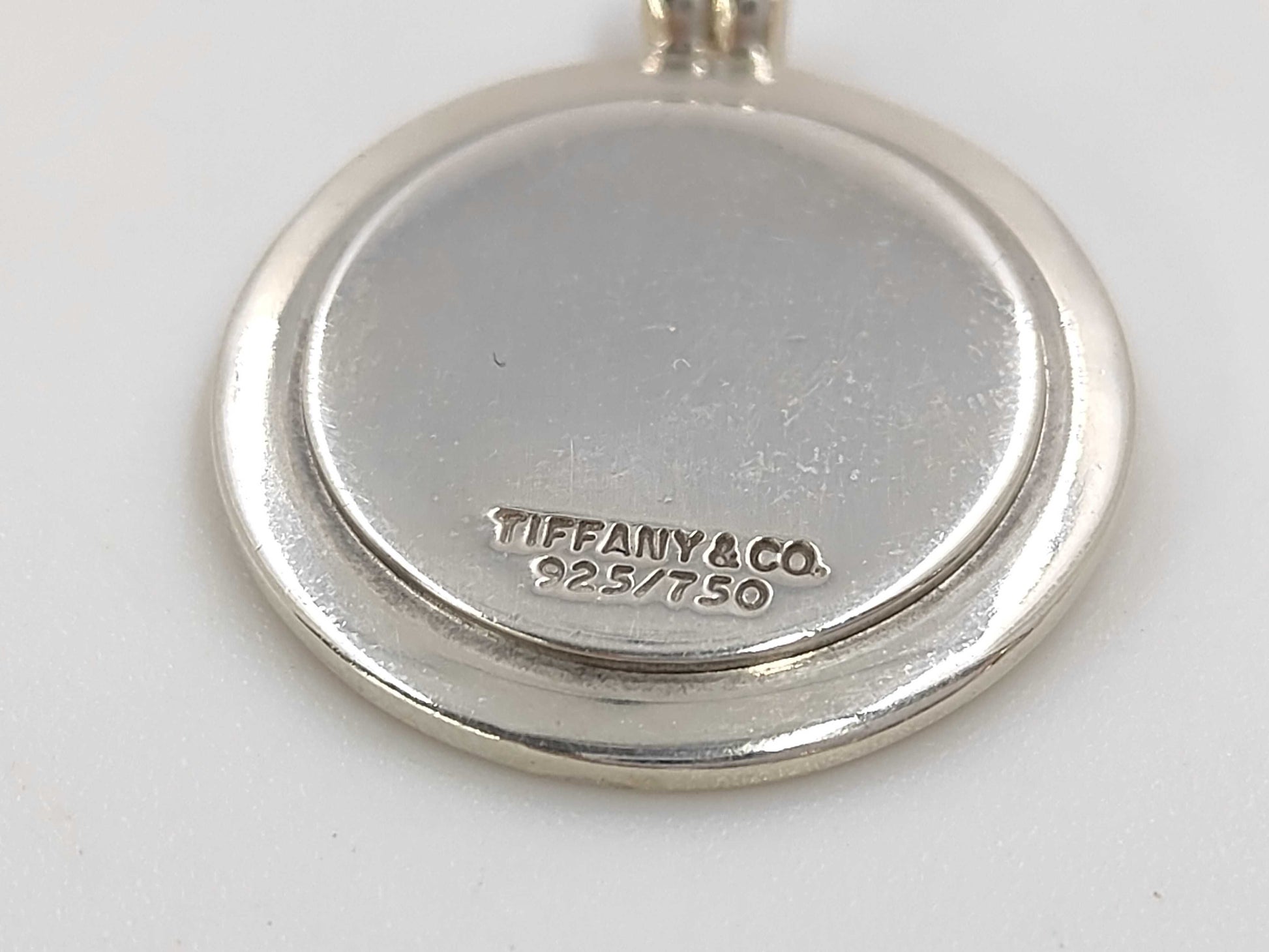 Tiffany & Co. 750 T&C Coin Top SV925 Pendant Top