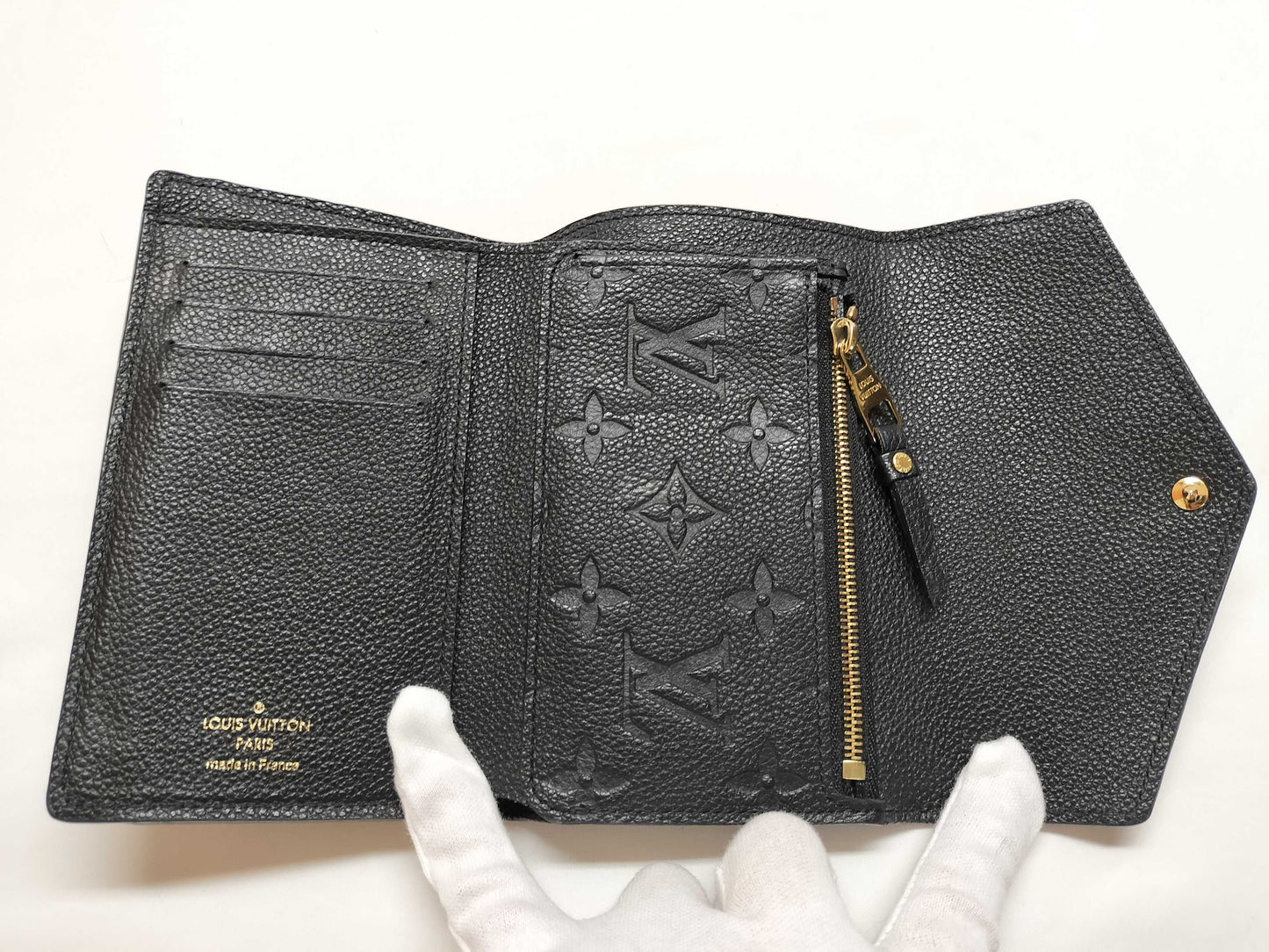 LOUIS VUITTON Monogram Empreinte Portefeuille Victorine Wallet