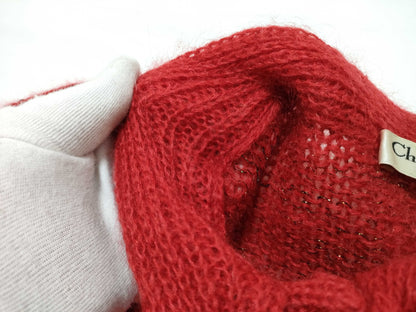 Dior knit red cardigan