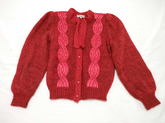 Dior knit red cardigan