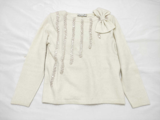 Dior knit top white top