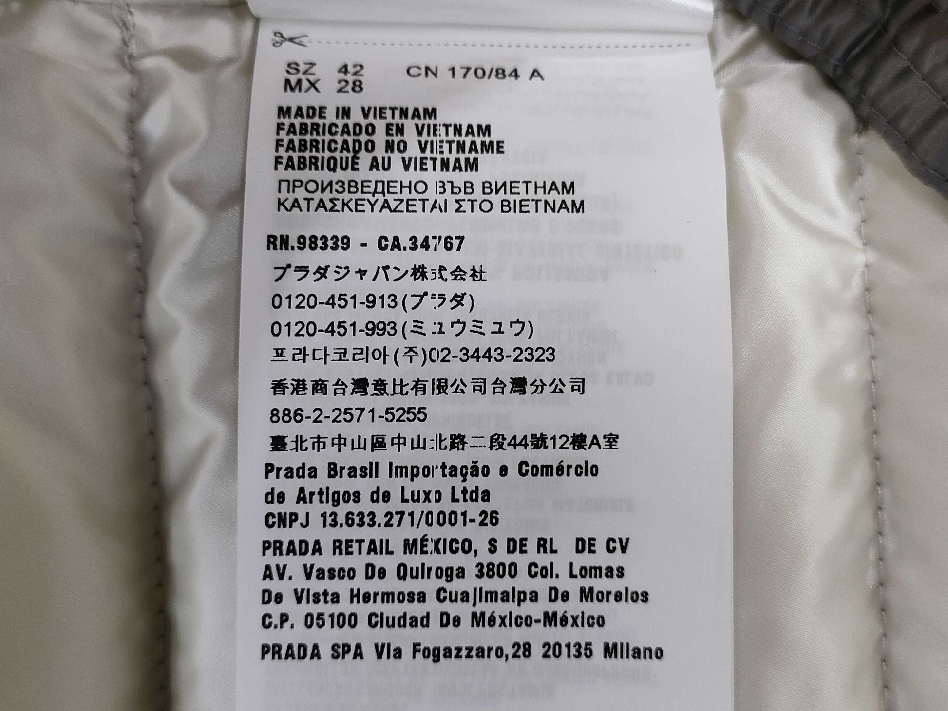 PRADA Women's Down Vest with Tags