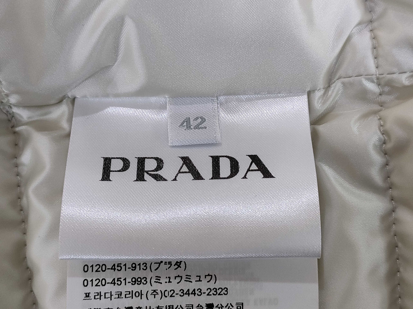 PRADA Women's Down Vest with Tags