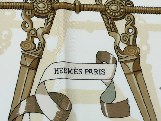 HERMES Carre Copeaux Sawdust Scarf