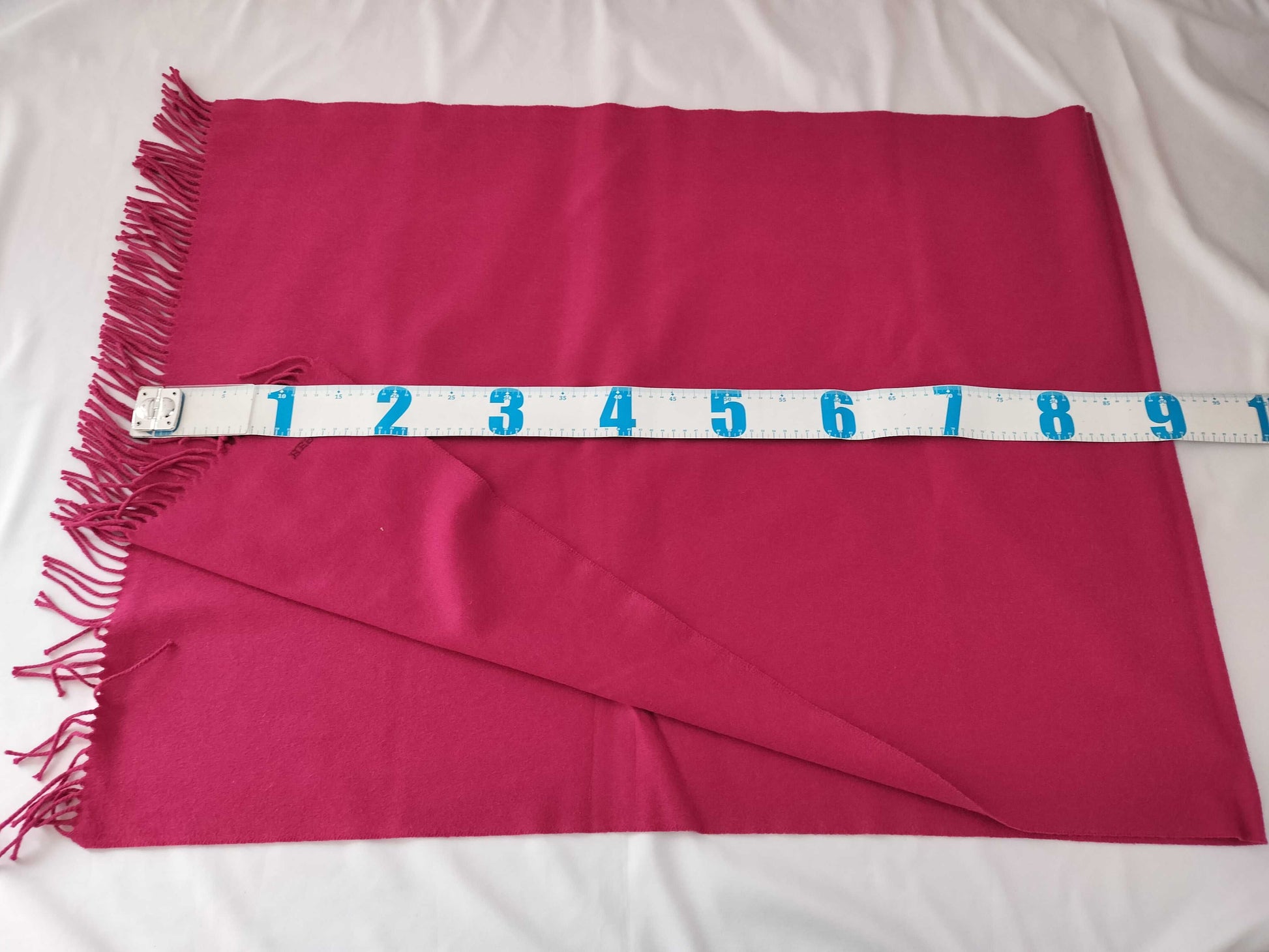 HERMES Cashmere Scarf Pink Scarf