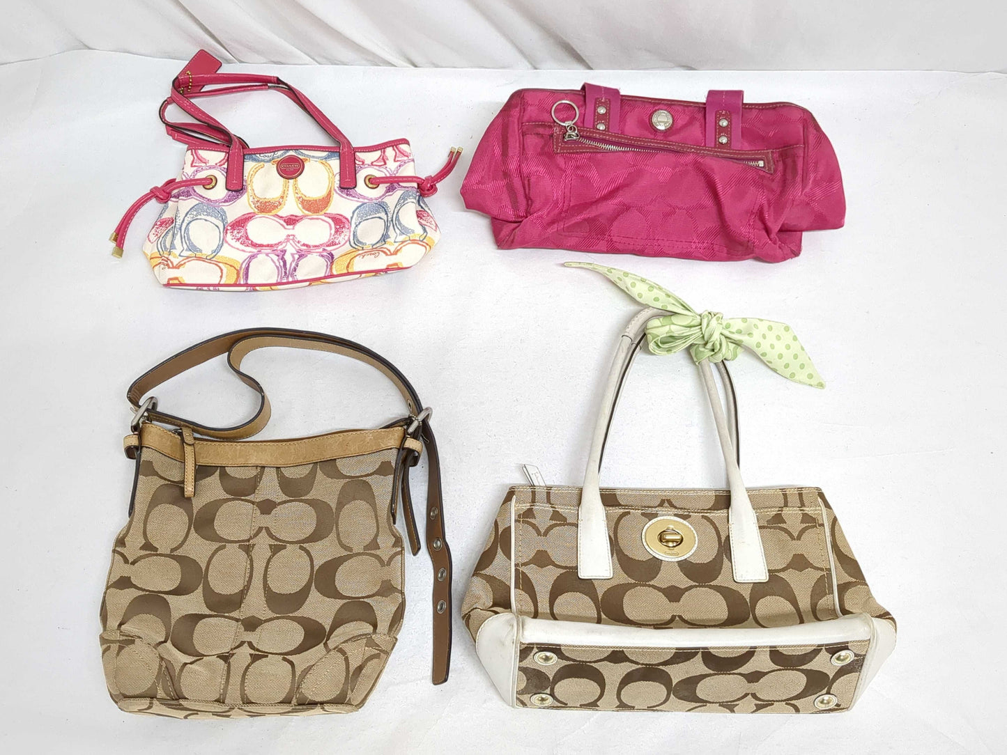 COACH Signature 4-Piece Shoulder Bag