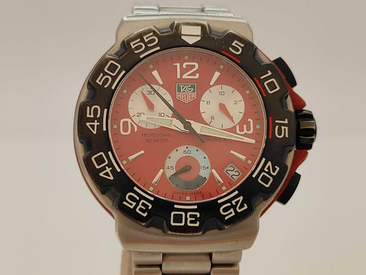 TAG Heuer CAC1112 RRA0916 Red Dial Quartz Men's Watch
