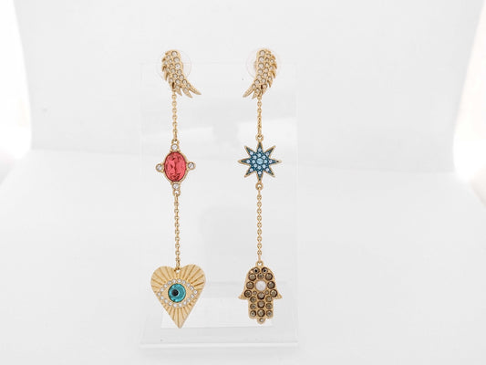 SWAROVSKI SWAROVSKI 3-Row Earrings