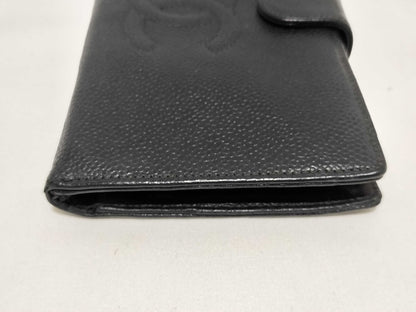 CHANEL Caviar Skin Long Wallet