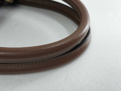 COACH Signature 2-way Hand/Shoulder PVC Brown Handbag