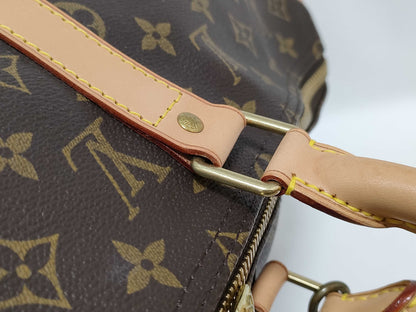 LOUIS VUITTON Monogram M41414 Keepall Bandouliere 55 Boston Bag