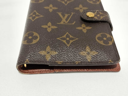 LOUIS VUITTON Monogram R20005 Agenda PM Notebook Cover