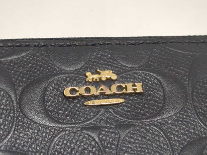 COACH Signature Round Zip Two-Piece Wallet
