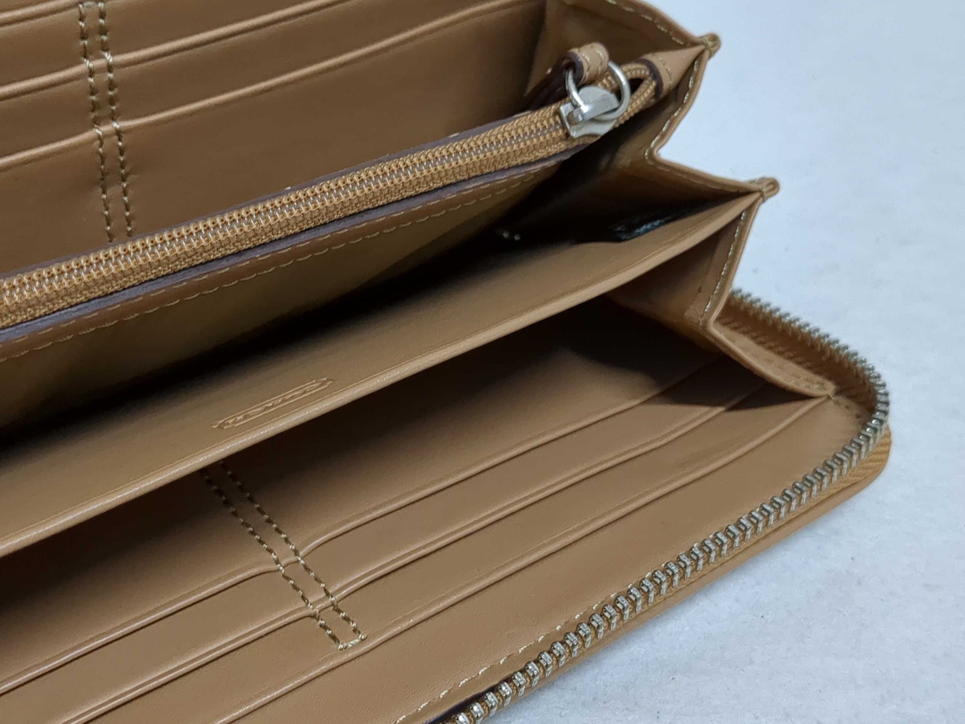 COACH Signature Round Zip Two-Piece Wallet