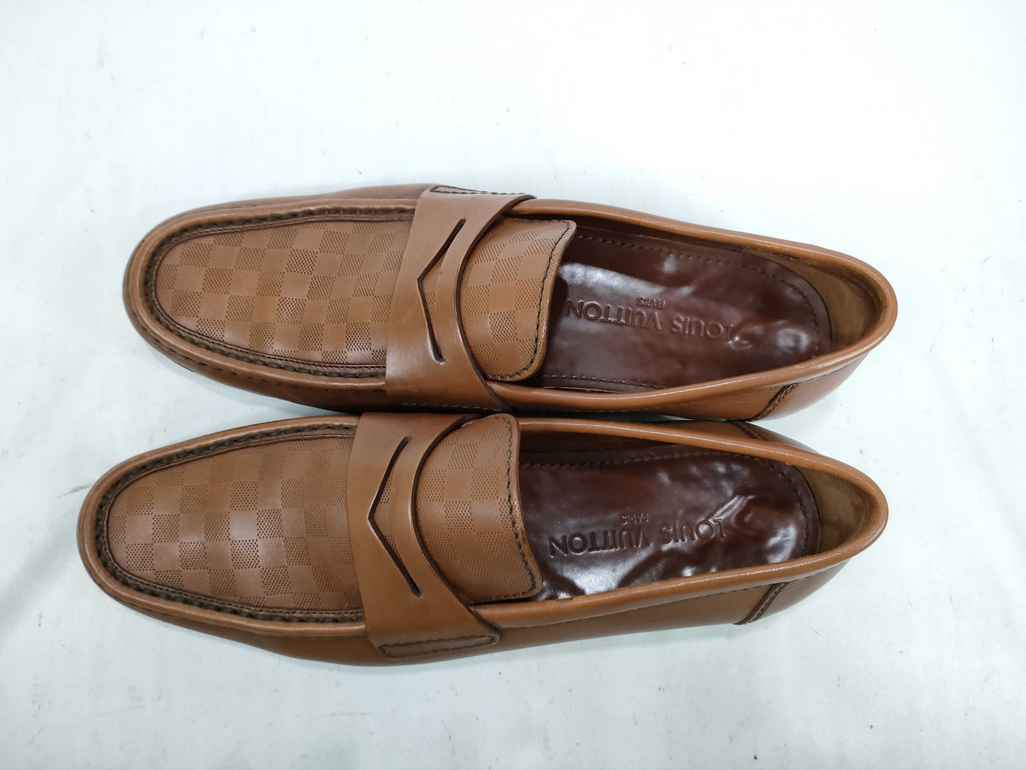 LOUIS VUITTON Damier Loafers