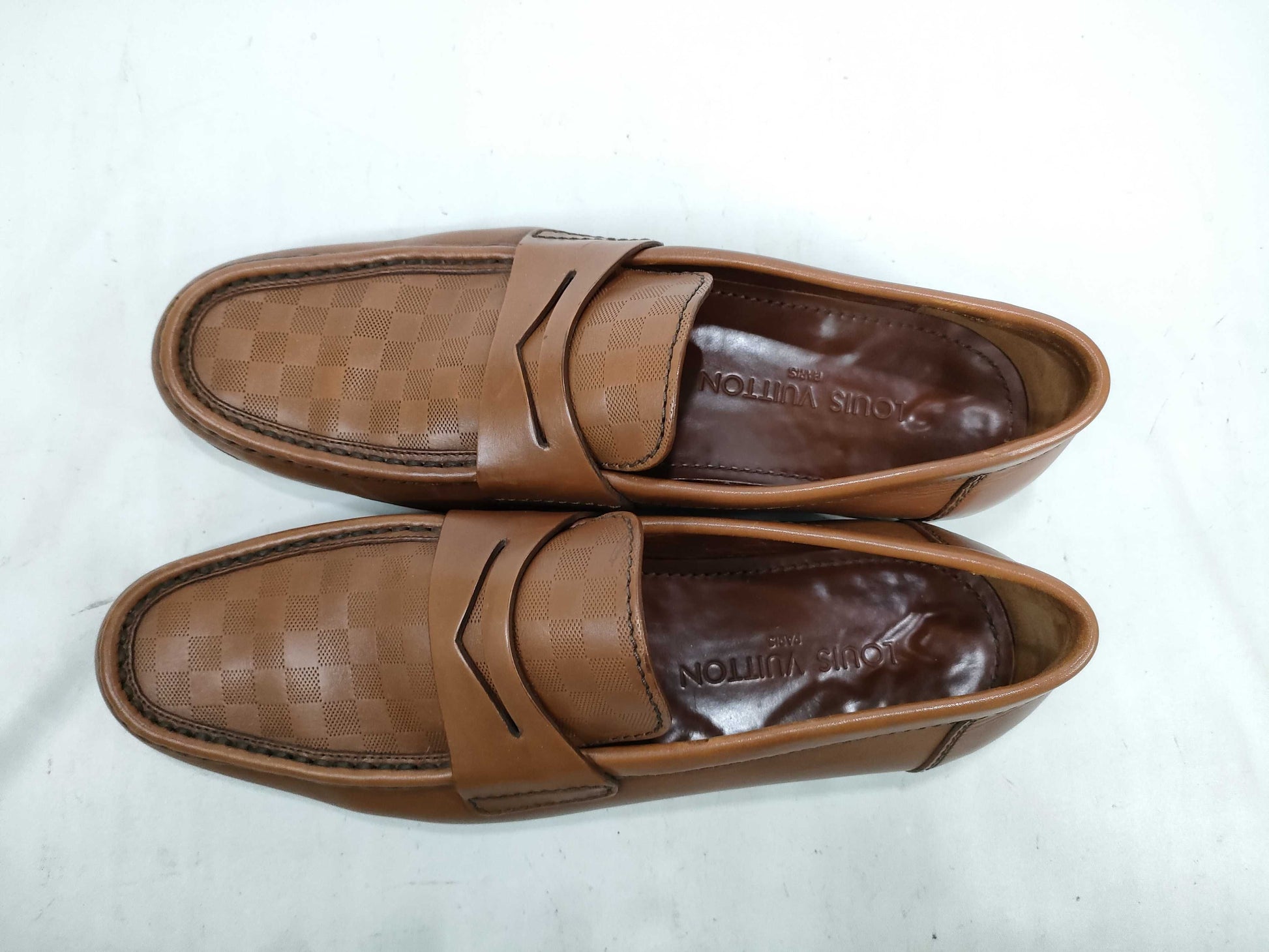 LOUIS VUITTON Damier Loafers