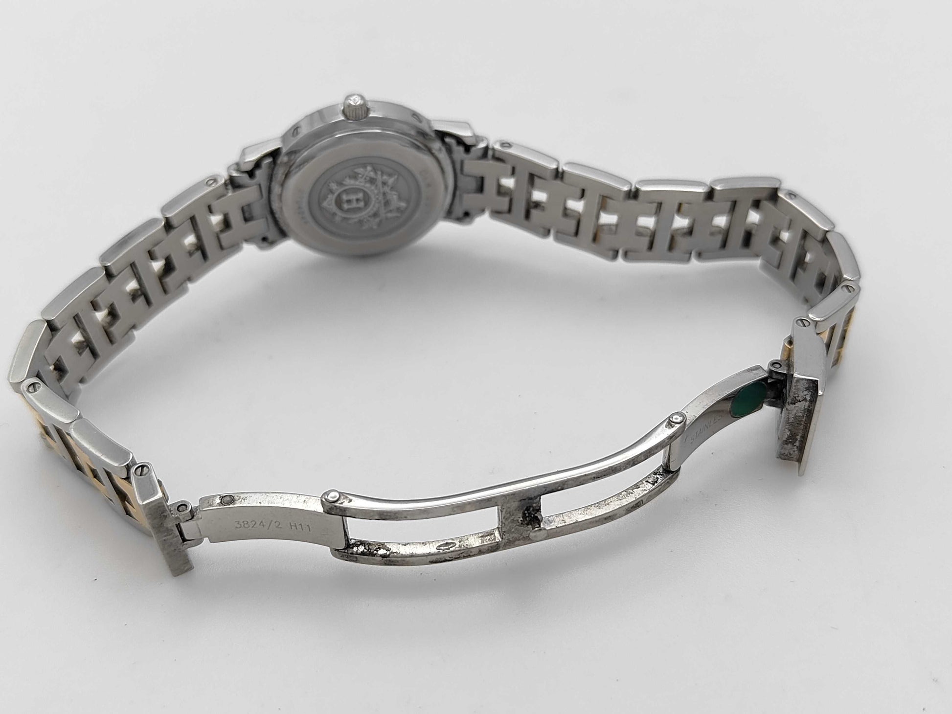 HERMES CL4.221 2724244 Quartz Shell Dial Women's Watch