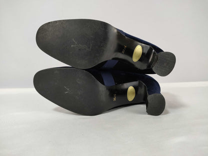 Yves Saint Laurent suede pumps