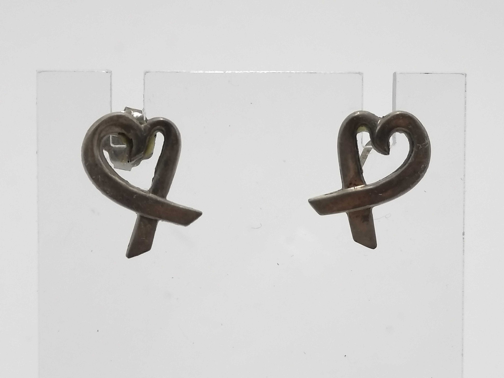 Tiffany & Co. 925 Loving Heart Earrings 