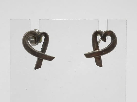 Tiffany & Co. 925 Loving Heart Earrings 