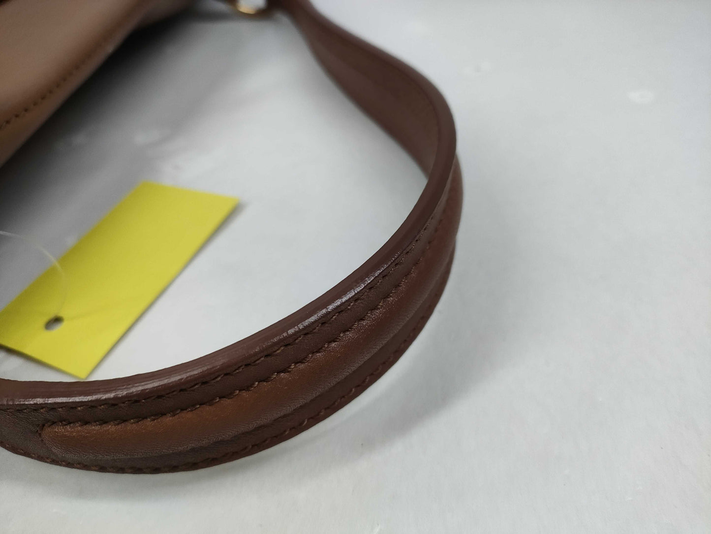 Yves Saint Laurent Muse Toe M Cotton Cognac Handbag