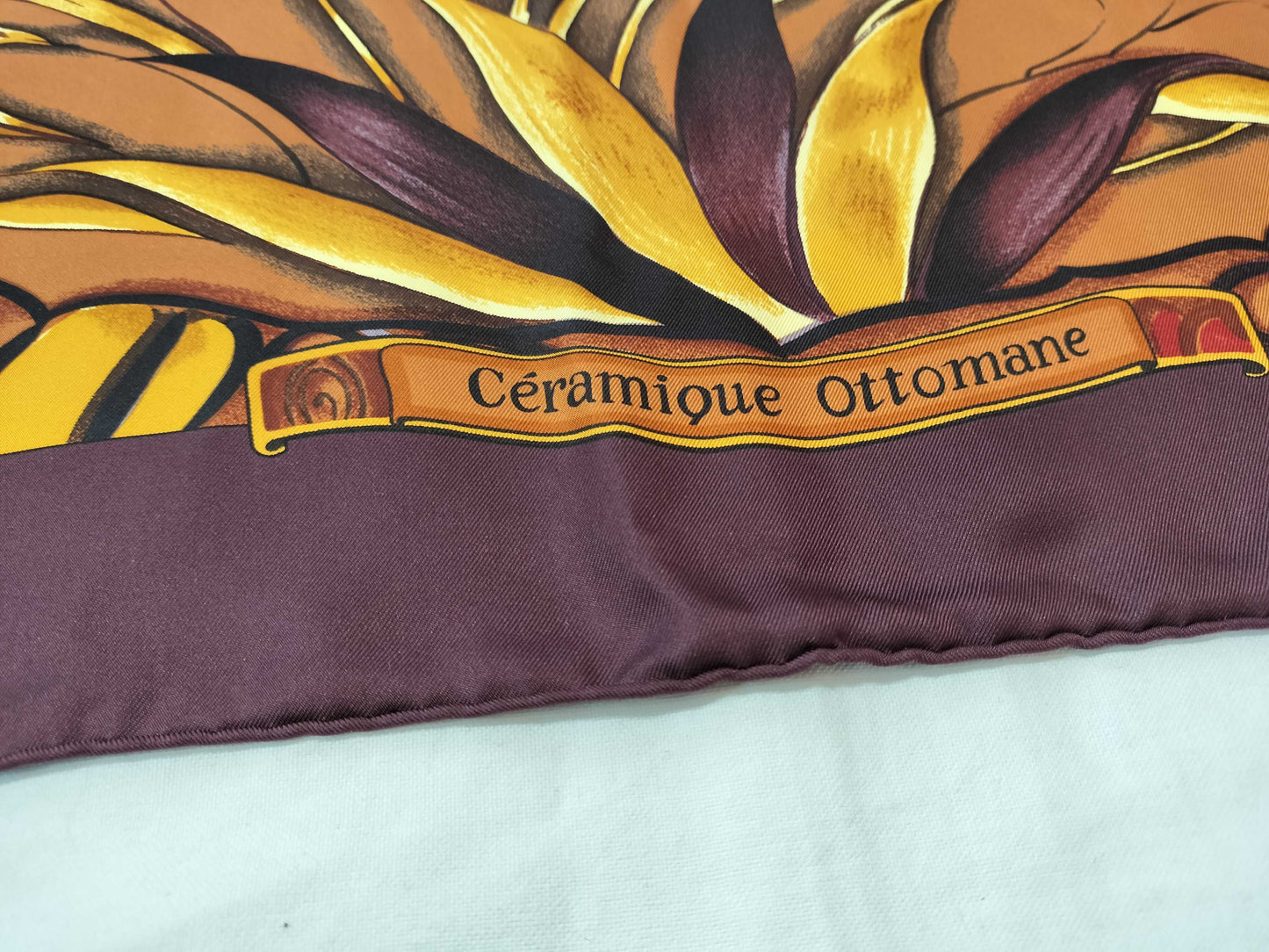 HERMES Carre Ceramique ottomane Scarf Scarf Scarf