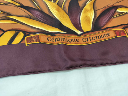 HERMES Carre Ceramique ottomane Scarf Scarf Scarf