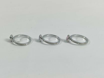 SWAROVSKI 3-piece ring set