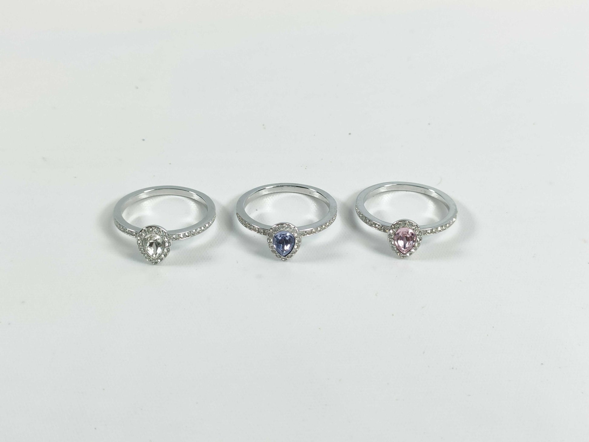 SWAROVSKI 3-piece ring set