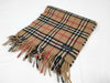 BURBERRY Check Scarf 100% Cashmere Scarf