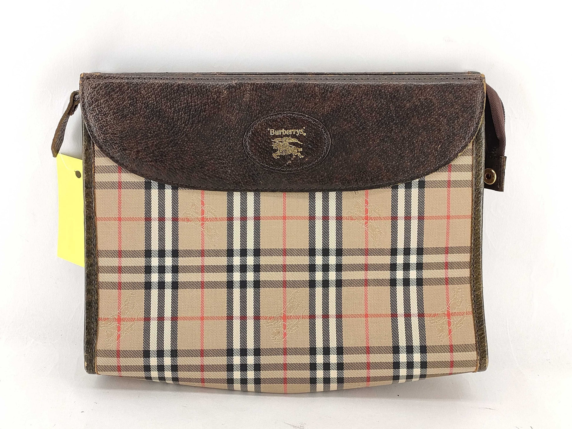 BURBERRY Check Clutch Bag Clutch Bag