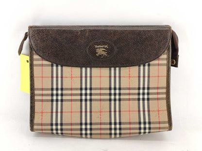 BURBERRY Check Clutch Bag Clutch Bag