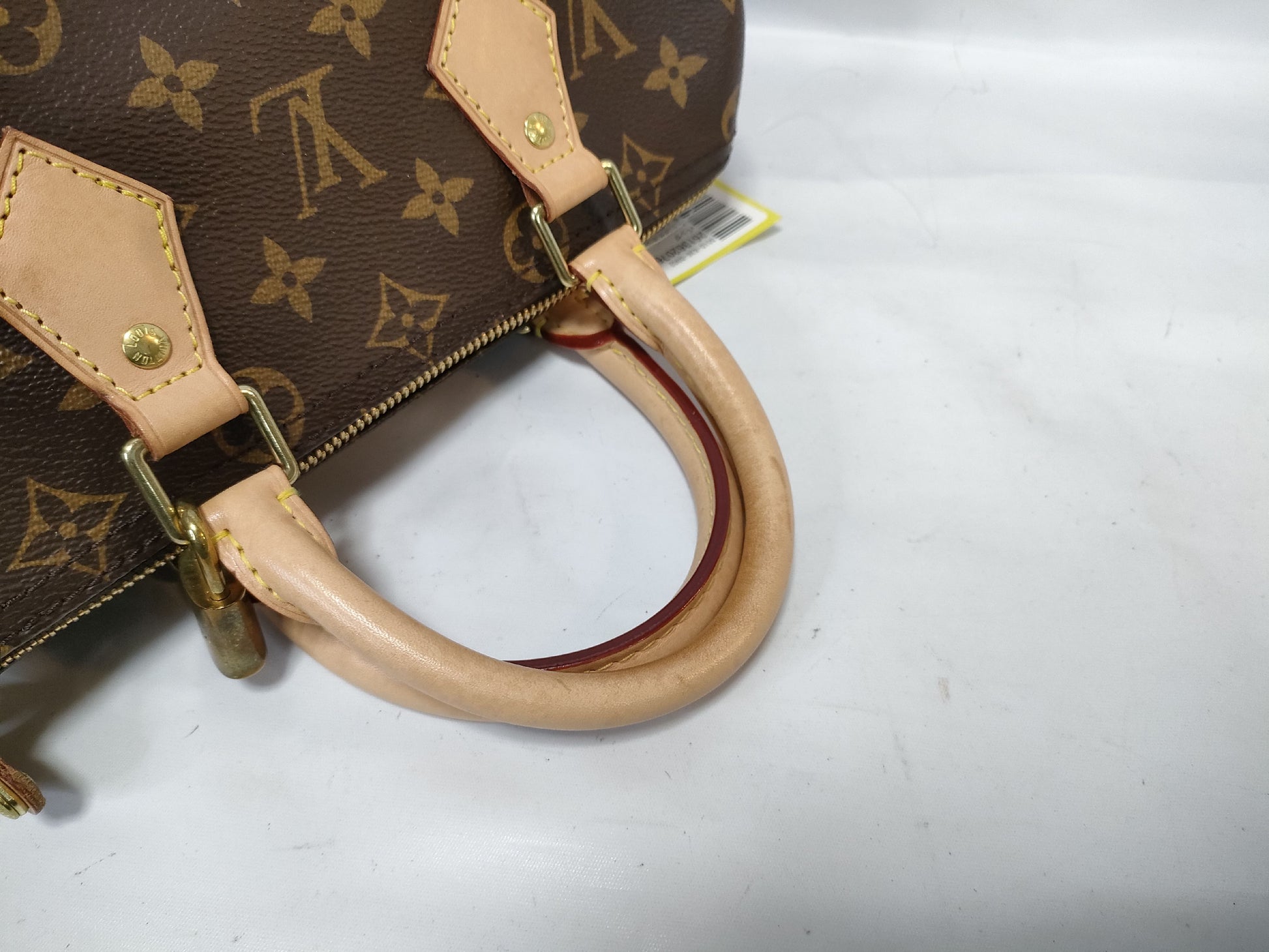 LOUIS VUITTON Monogram Spi Boston Bag