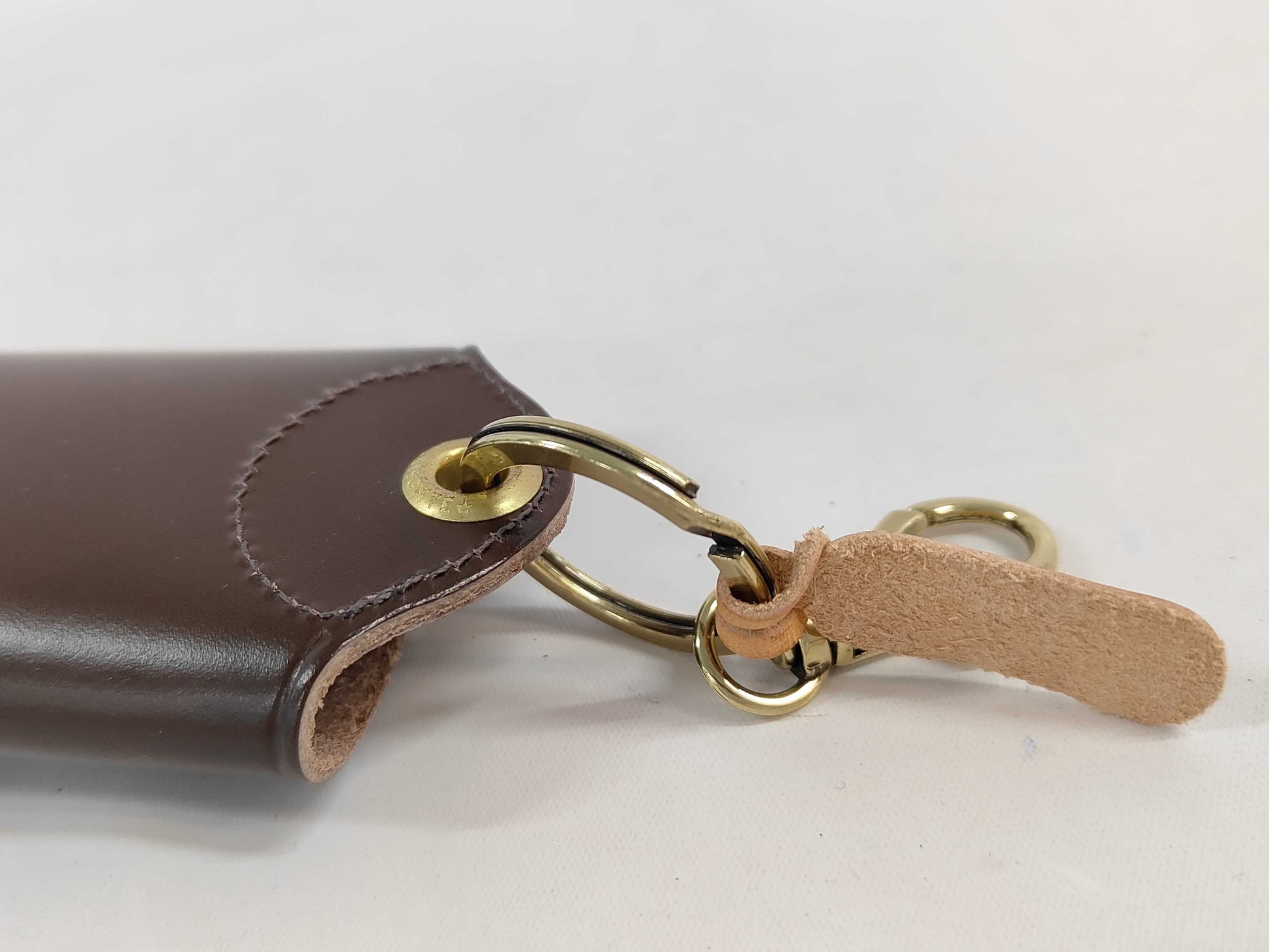 IL BISONTE Leather Key Case Key Case/Key Holder