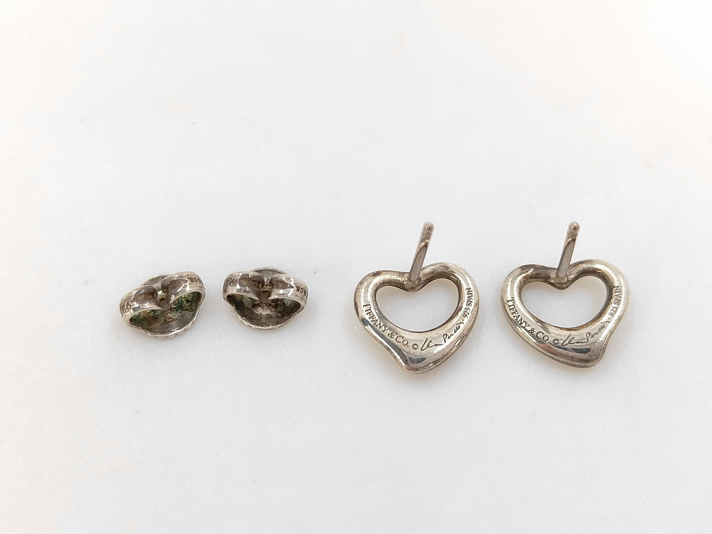 Tiffany & Co. Open Heart SV925 Earrings