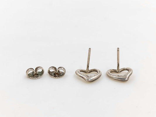 Tiffany & Co. Open Heart SV925 Earrings