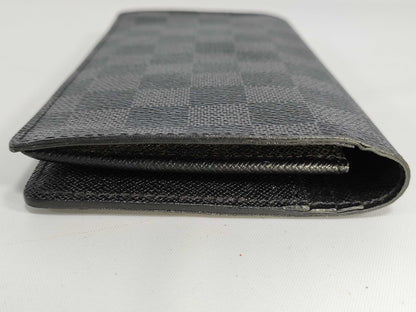 LOUIS VUITTON Damier Graphite N62665 Portefeuille Brazza Wallet